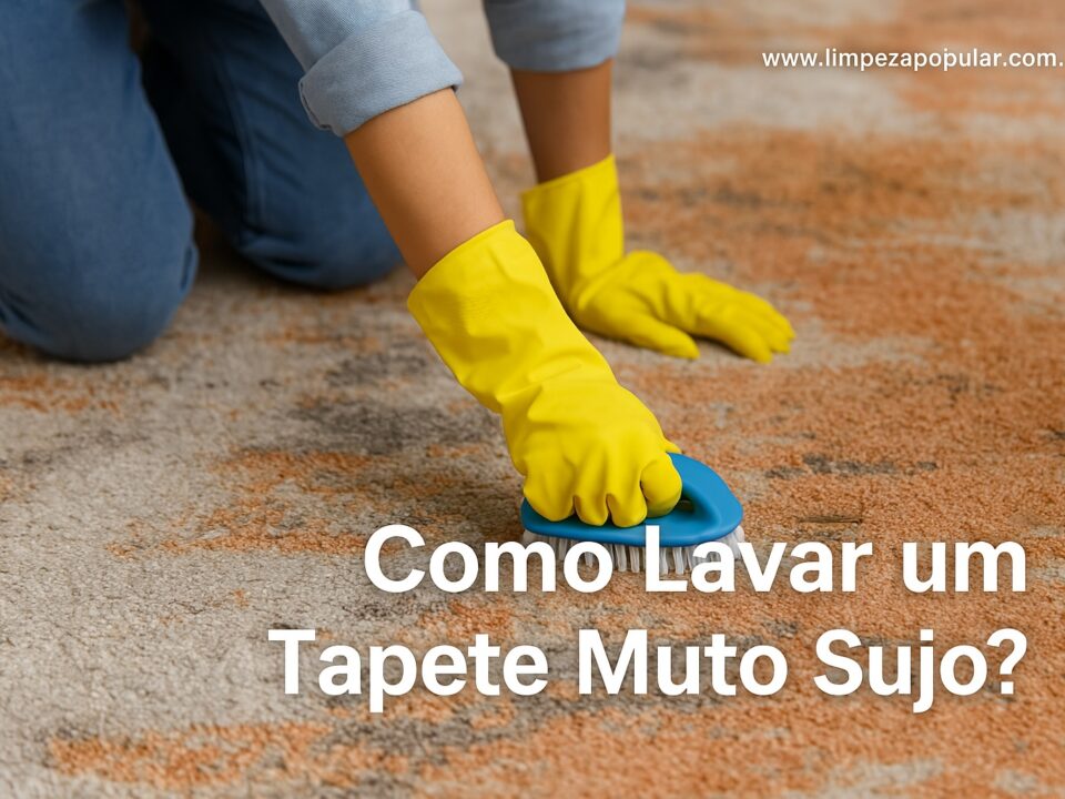 Como Lavar um Tapete Muito Sujo
