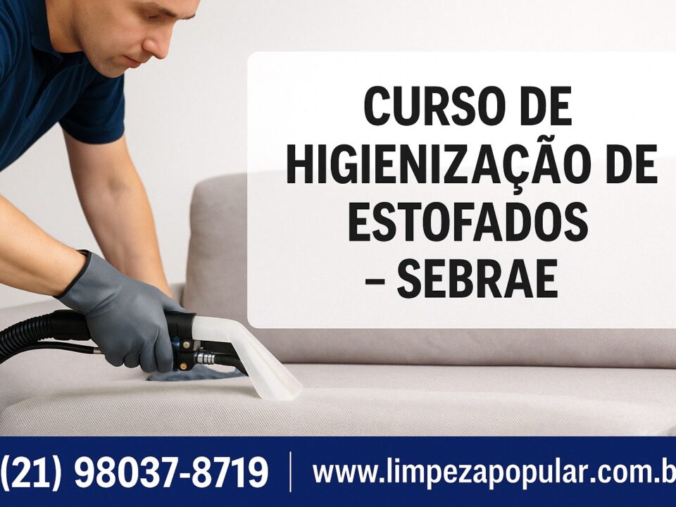 Curso de Higienização de Estofados do Sebrae