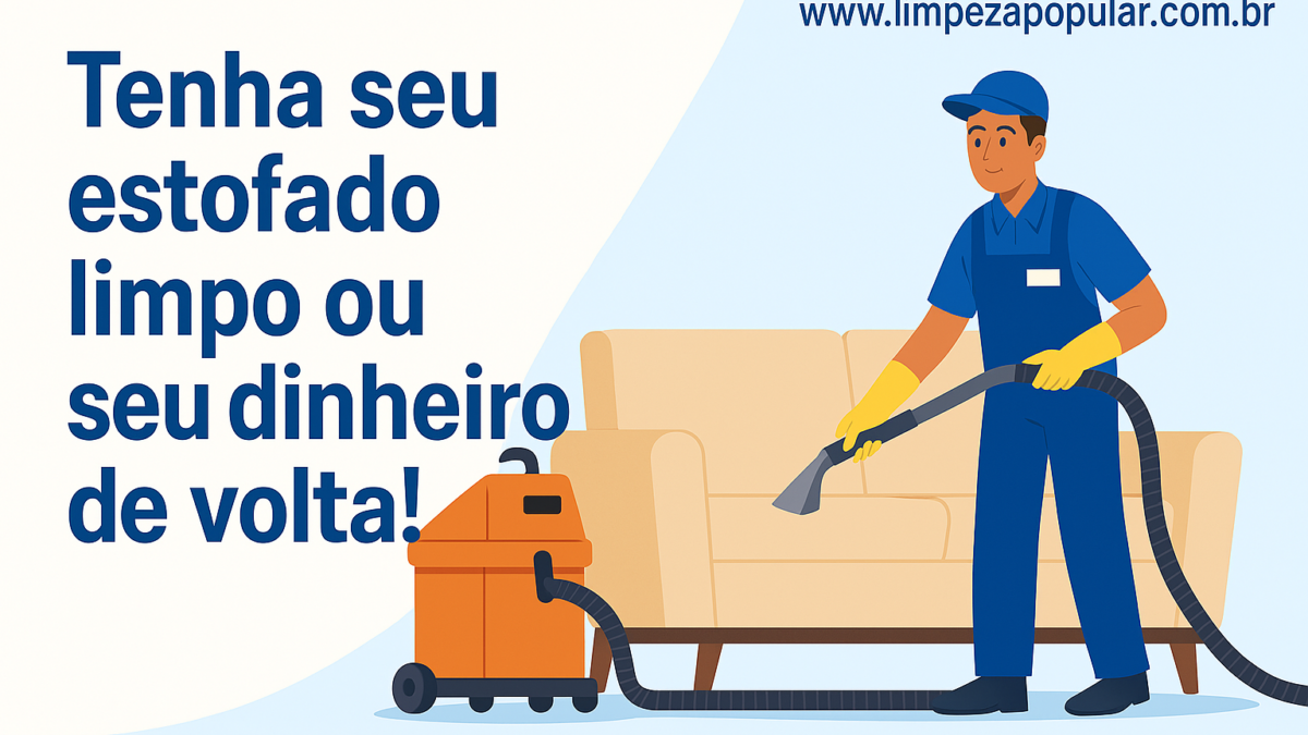 Limpeza de Estofado Após Mudança de Casa