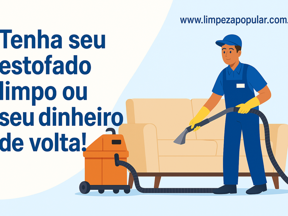 Limpeza de Estofado Após Mudança de Casa