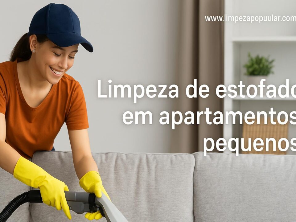 Limpeza de Estofado em Apartamentos Pequenos